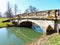 Bridge over avon river at charlecote park