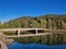 Bridge over Cockle Creek at Bobbin Head Reflected in the Water