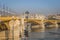 Bridge over Donau in Budapest, Hungary