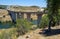 The bridge over the Guadiana river near Mertola. Portugal