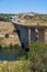 The bridge over the Guadiana river near Mertola. Portugal