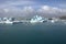 Bridge over Jokulsarlon nearby the Atlantic ocean