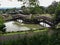 Bridge over a lake in Legazpi on the Philippines January 18, 2012