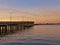 Bridge over the Manatee River at sunset