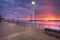 Bridge over the Mississippi at sunrise, HDR