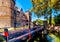 Bridge over the Moat surrounding Castle De Haar