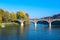 The Bridge over the Po River in Turin, Italy