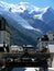 Bridge over River Arve Chamonix France