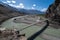 Bridge over river, Landscape from Karakoram Highway, Gilgit Baltistan, north of Pakistan