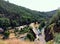 Bridge over river Sauer in village Esch-sur-Sure in the Ardennes of Luxembourg