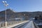 Bridge over the river Siversky Donets in Sviatohirsk