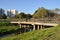 Bridge over the river stream footbridge