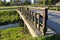 Bridge over the river stream footbridge