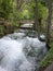 Bridge over roaring creek