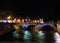 Bridge over Seine by night