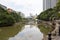 Bridge over the Singapore river at Robertson Quay