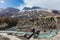 Bridge over Spiti river. Spiti Valley. Himachal Pradesh, India