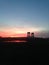 Bridge over Wetlands and Hackensack River during Sunset in Jersey City, NJ.