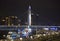 Bridge over Zhujiang Guangzhou night view