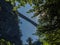 The bridge overcoming the Tamina Gorge near Bad Ragaz in Switzerland in summer - 2