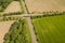 Bridge passing road in countryside in Germany