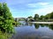 Bridge, Pont Fawr, on River Conwy, Wales