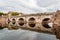 The bridge Ponte d `Augusto in Rimini, Italy