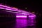 Bridge in purple lights