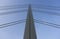 A bridge pylon in Dusseldorf in Germany