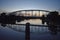 Bridge and reflection in Waco Texas in May 2018