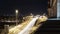 Bridge in Regensburg in Bavaria at night