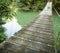 Bridge In Rio Blanco National Park Belize