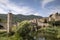 The bridge and river Fluvia at Besalu, Girona, Catalonia, Spain