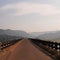 A bridge on river. Morning scene in Konkan region of India