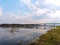 Bridge by river Nemunas, Lithuania