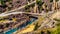 The Bridge River, at the town of Lillooet, British Columbia, Canada