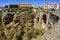 Bridge of Ronda, one of the most famous white villages of Malaga, Andalusia, Spain.