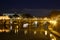 Bridge Sant`Angelo. Night. Rome, Italy