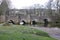 A bridge with several arches over the river Fowey at Lostwithiel