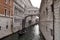 The Bridge of Sighs and gondolas in Venice, Italy