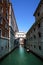 The bridge of Sighs over Rio di Palazzo connecting New prison and Dodge`s Palace
