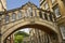 Bridge of Sighs in Oxford - England