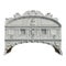 Bridge of Sighs Ponte dei Sospiri between Doges Palace and Prison on white. Front view. 3D illustration