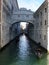 The Bridge of Sighs in Venice.