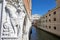 Bridge of Sighs in Venice, blue sky in a sunny day in Italy