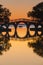 Bridge Silhouette Corolla Historic Park North Carolina