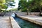 Bridge between Small and Large Lake in the National Park of Mljet