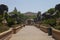 Bridge with statues of elephants, in Sun City, South Africa