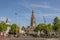 Bridge and street entrance to the city of breda holland netherlands