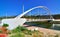 Bridge of Strings and Power Plant Station in Israel